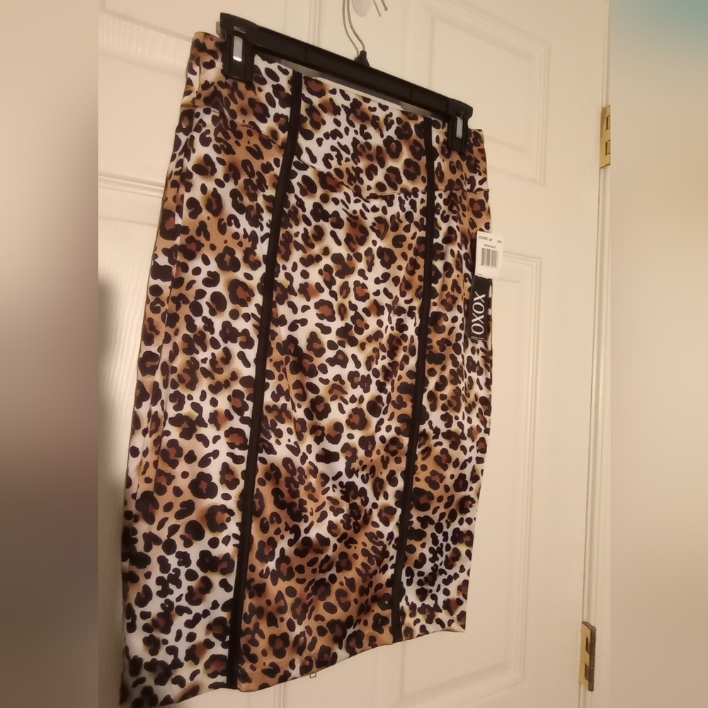 Xoxo leopard skirt
